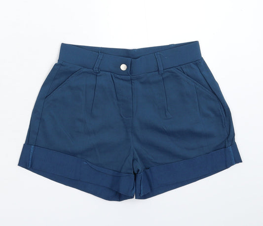 A Express Womens Blue   Hot Pants Shorts Size S