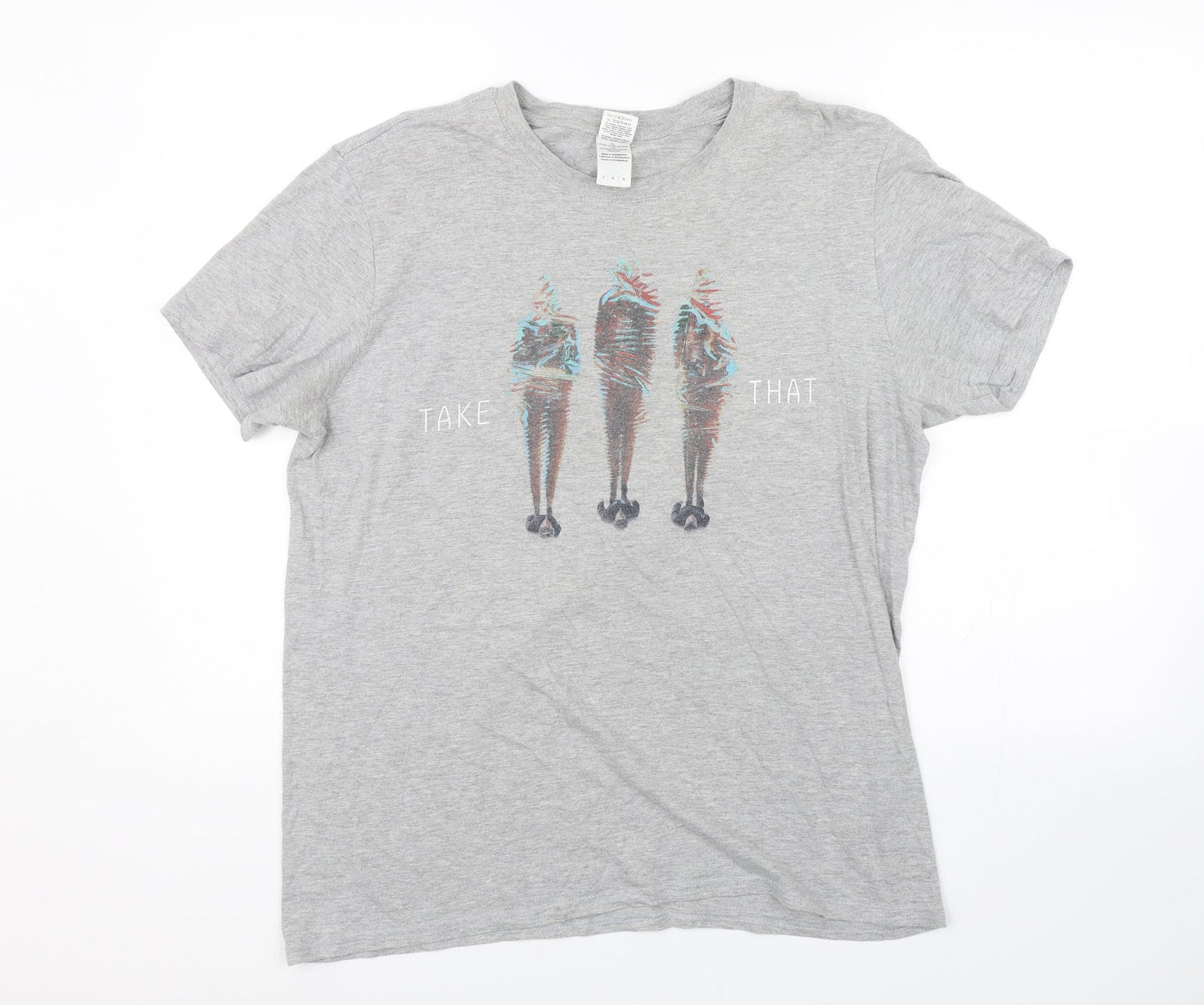 Gildan Womens Grey   Basic T-Shirt Size L  - Take That