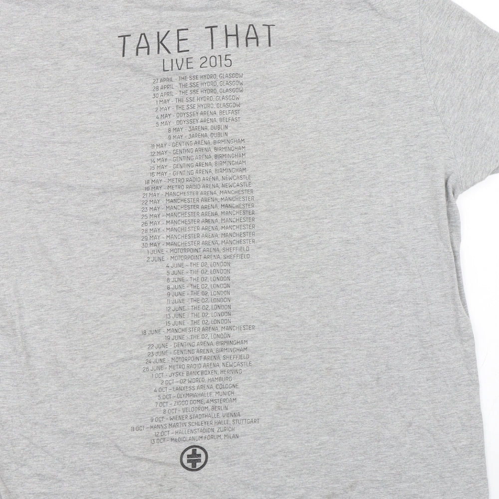 Gildan Womens Grey   Basic T-Shirt Size L  - Take That