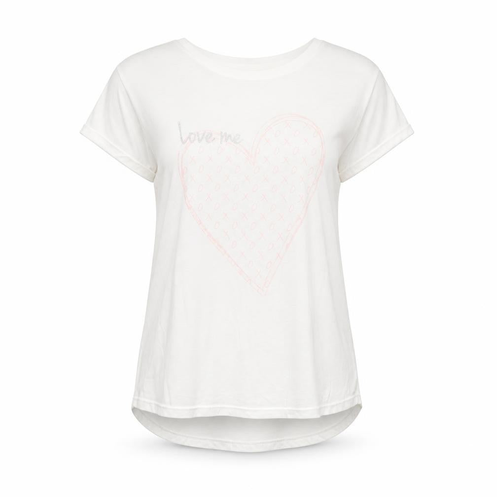 Papaya Womens White   Basic T-Shirt Size 12
