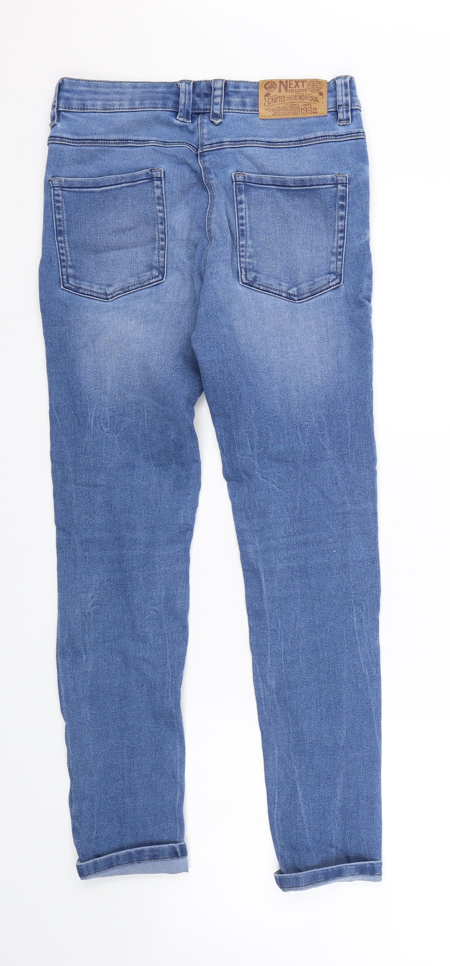 NEXT Girls Blue  Denim Skinny Jeans Size 12 Years