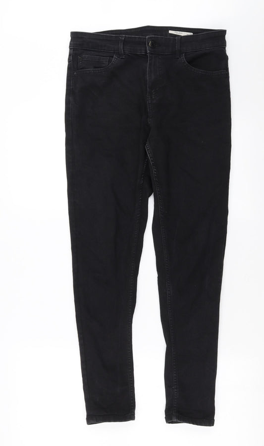 Marks and Spencer Womens Black  Denim Skinny Jeans Size 12 L27 in