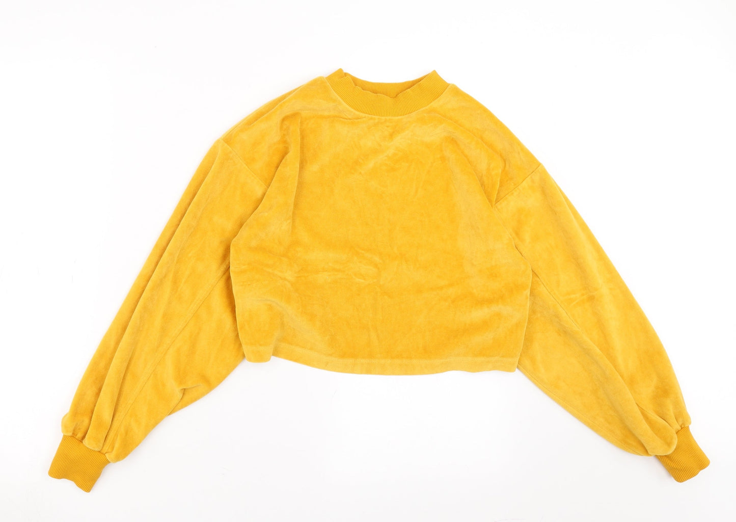 Candy Couture Girls Yellow   Pullover Sweatshirt Size 12 Years