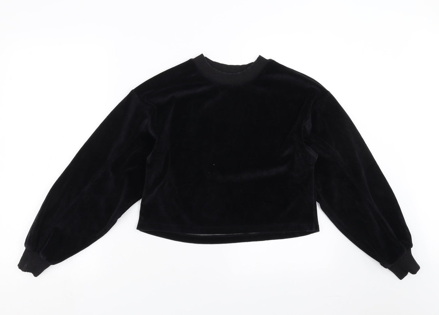 Matalan Girls Black   Pullover Sweatshirt Size 13 Years