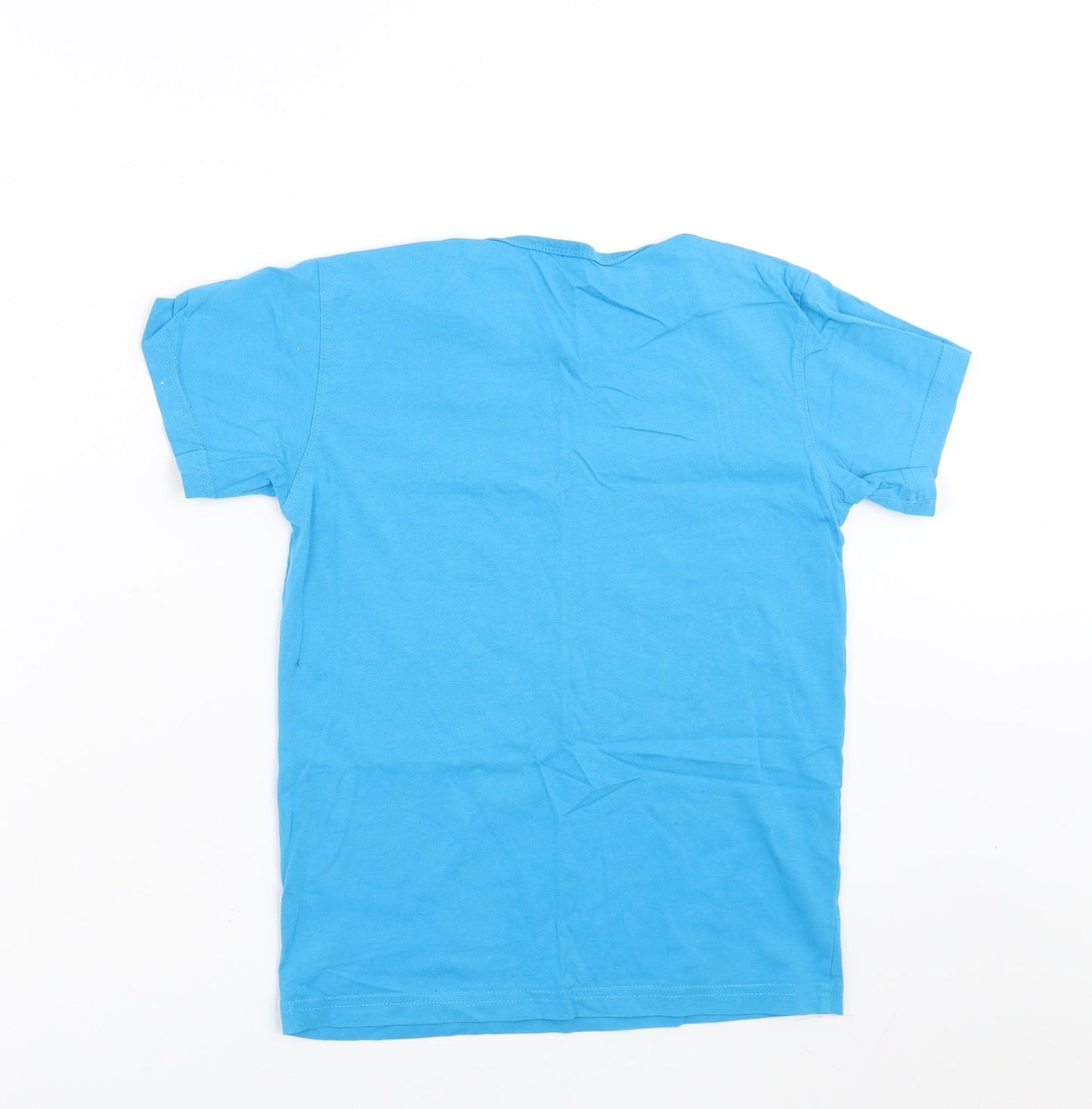 elsima Boys Blue   Basic T-Shirt Size 9 Years  - beach summer