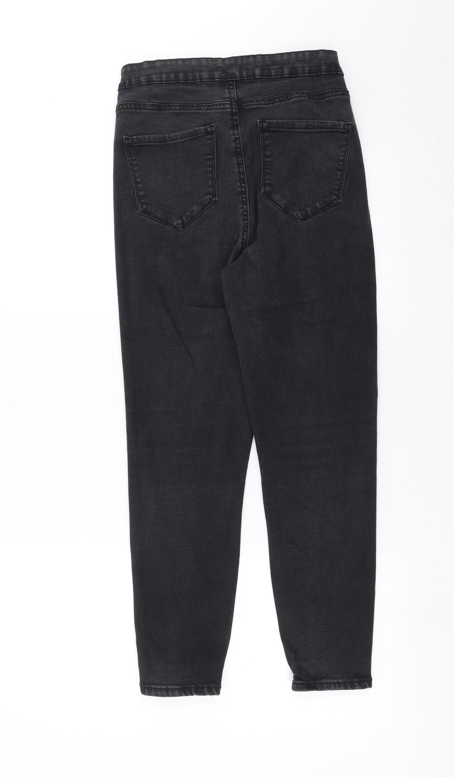 Primark Womens Grey  Denim Skinny Jeans Size 14 L24 in