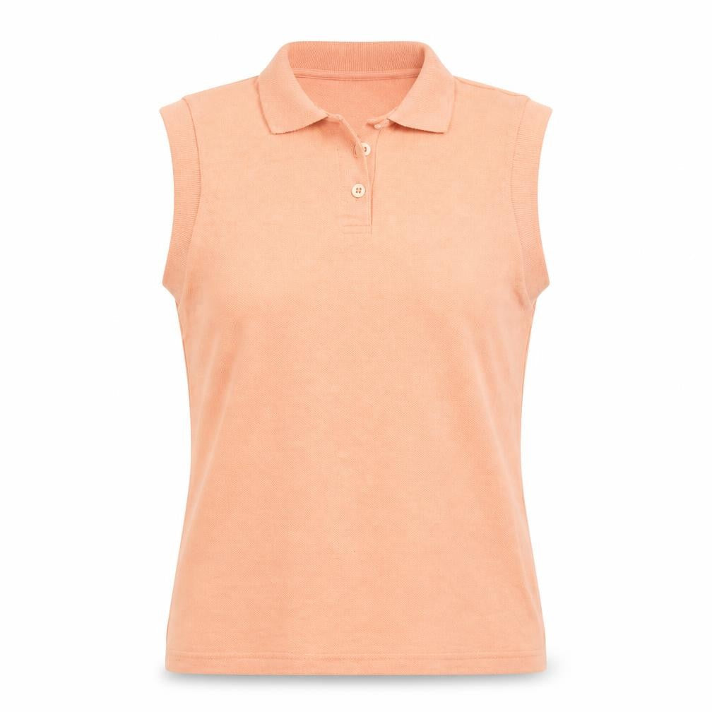 Casual Woman Womens Orange   Basic Polo Size 12