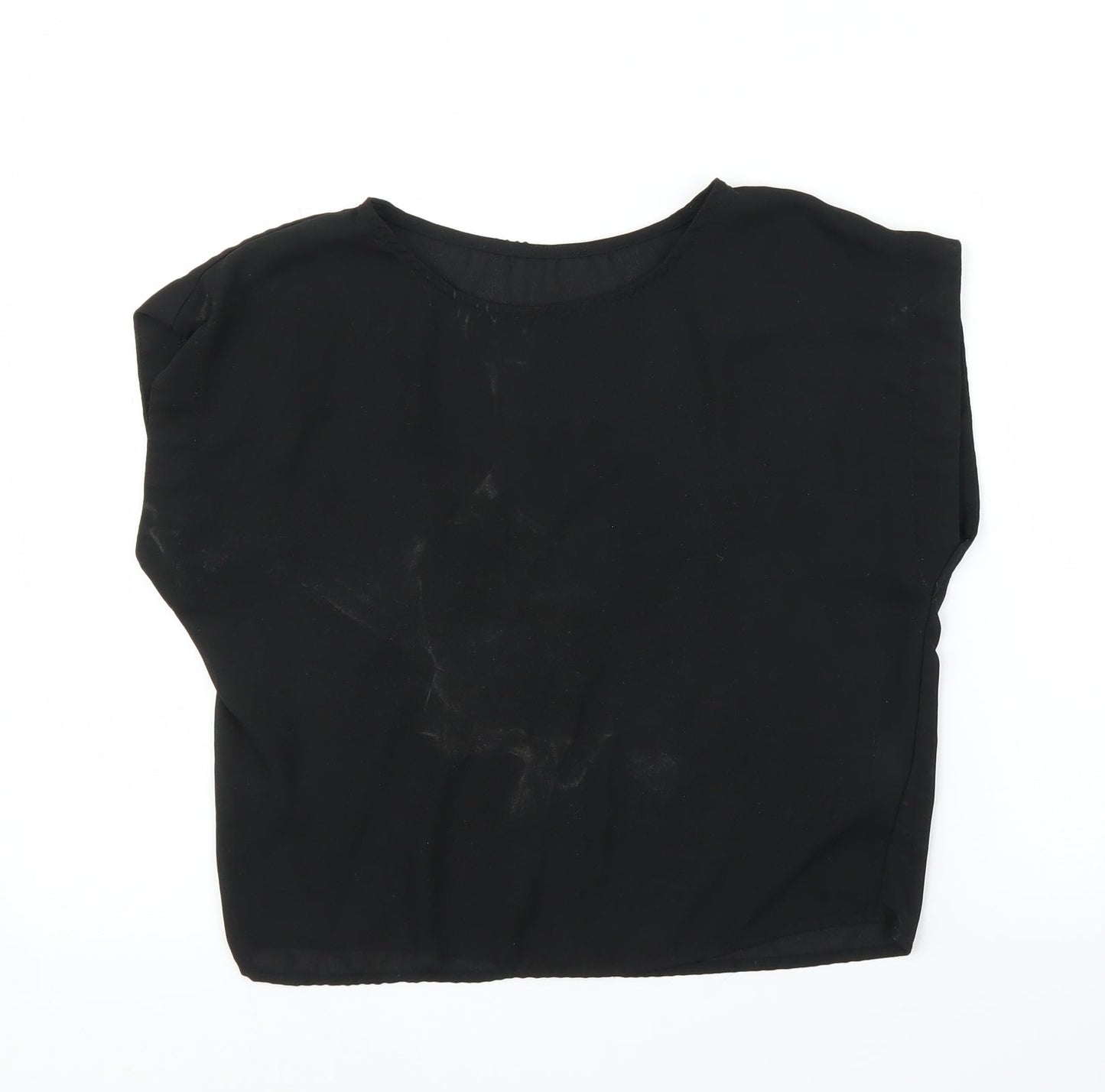Preworn Womens Black   Basic Blouse Size S