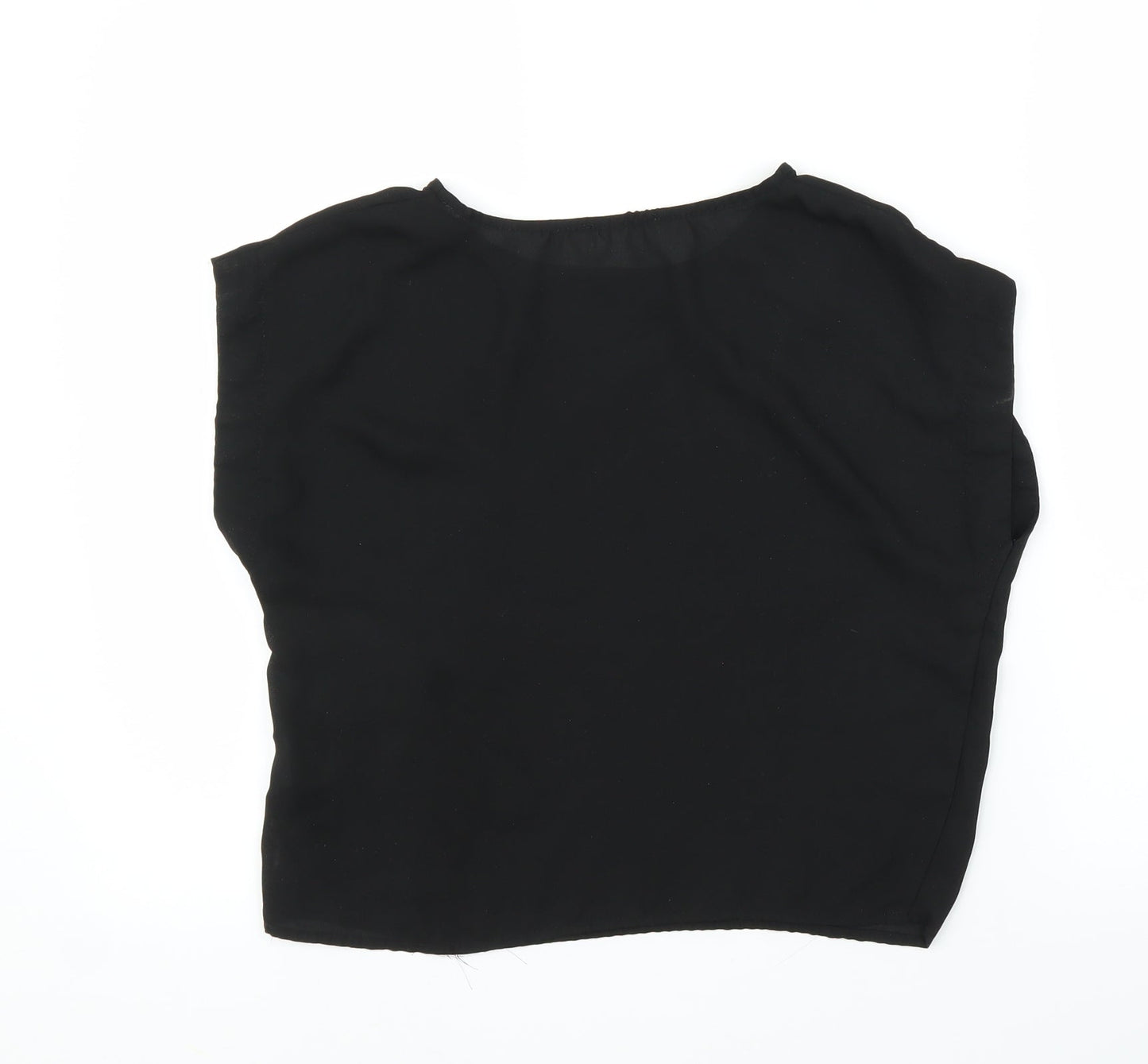 Preworn Womens Black   Basic Blouse Size S