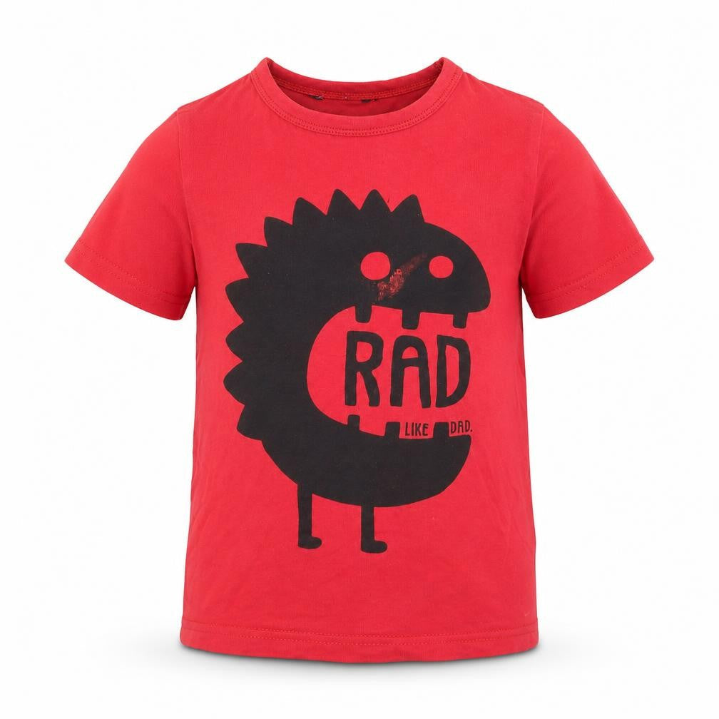 George Boys Red   Basic T-Shirt Size 3-4 Years