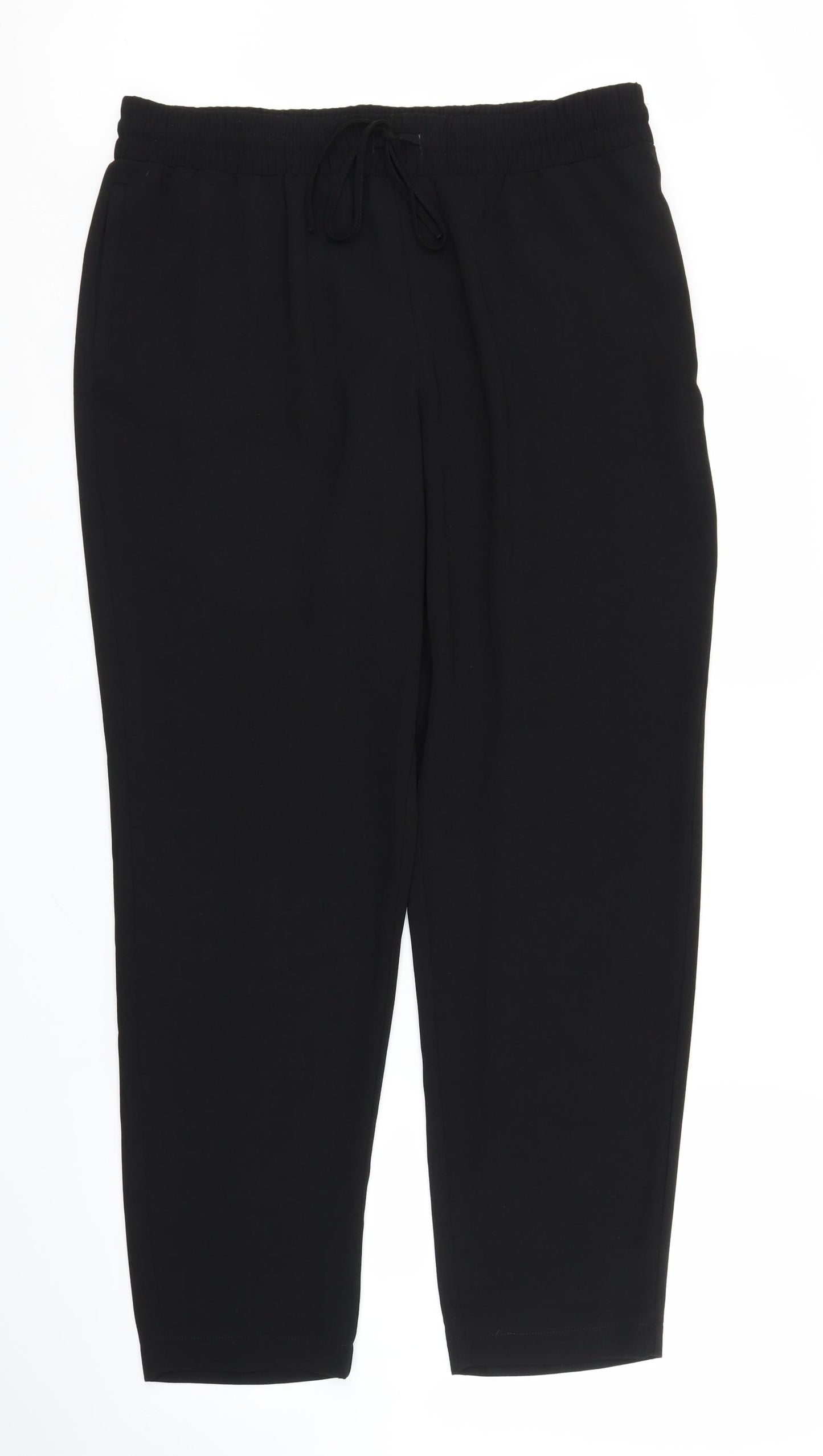 Very Womens Black   Trousers  Size 16 L27 in