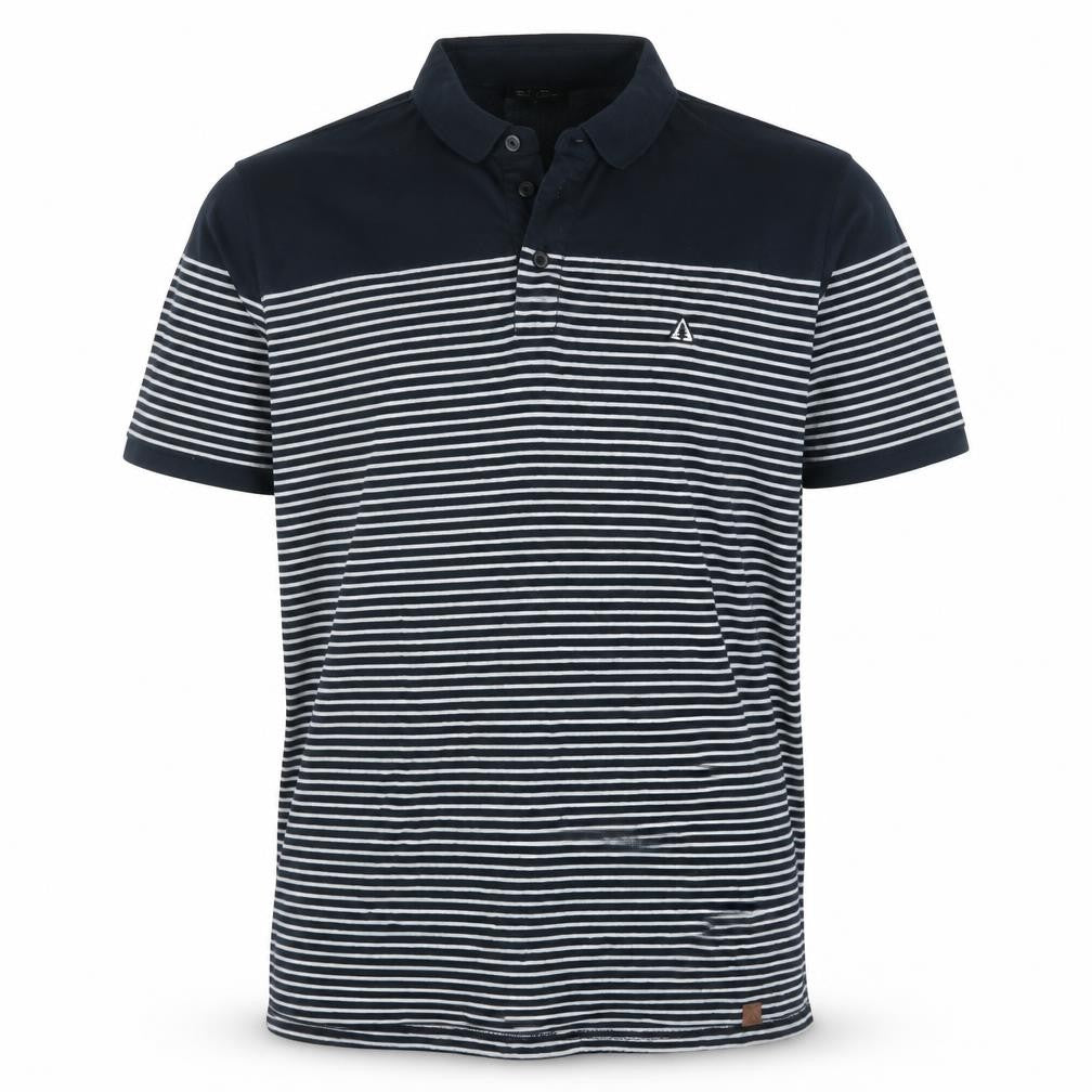 PARK Mens Black Striped   T-Shirt Size L