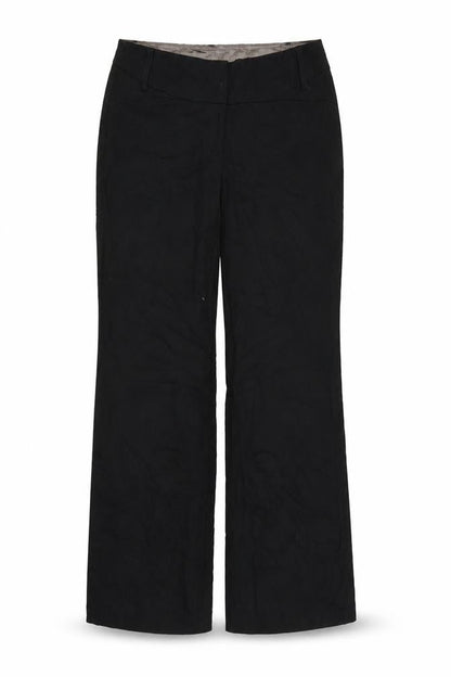 Next Womens Black   Trousers  Size 8 L29 in