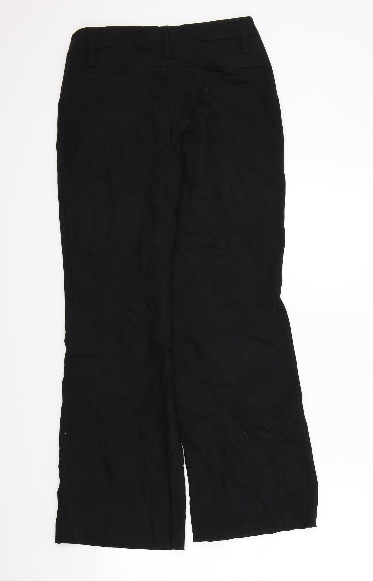 NEXT Womens Black   Trousers  Size 8 L29 in