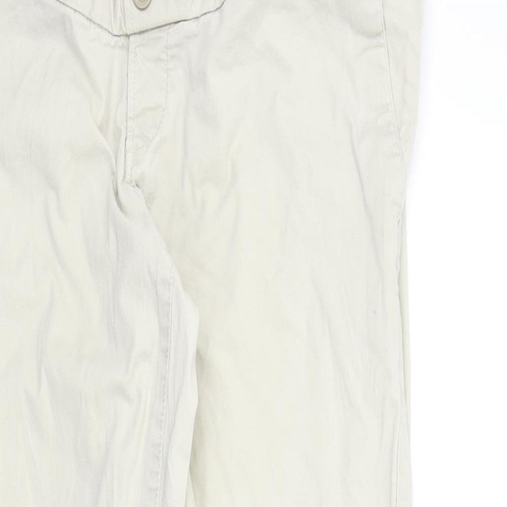 H&M Womens Beige   Trousers  Size M L30 in