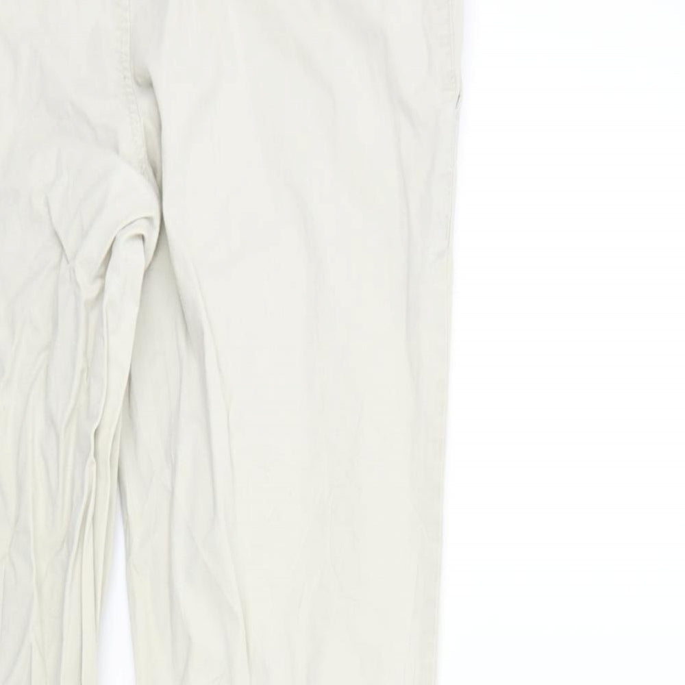 H&M Womens Beige   Trousers  Size M L30 in