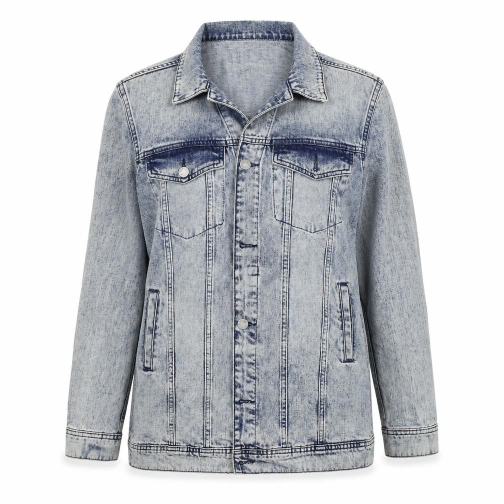 MNG Womens Blue   Jacket  One Size  - Distressed