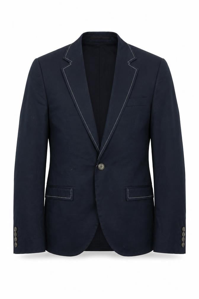 Topman Mens Blue   Jacket Suit Jacket Size 36