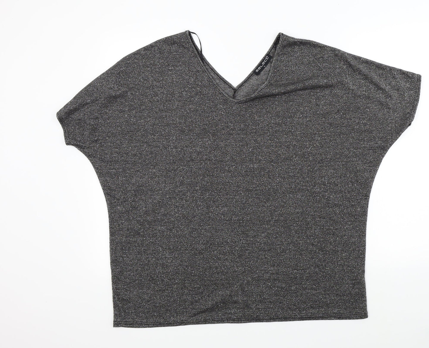 Select Womens Black   Basic T-Shirt Size L