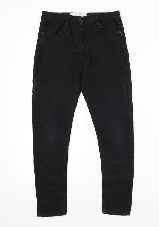 Matalan Girls Black   Skinny Jeans Size 10 Years