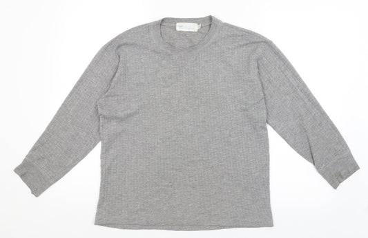 Vicman Mens Grey   Pullover Jumper Size S