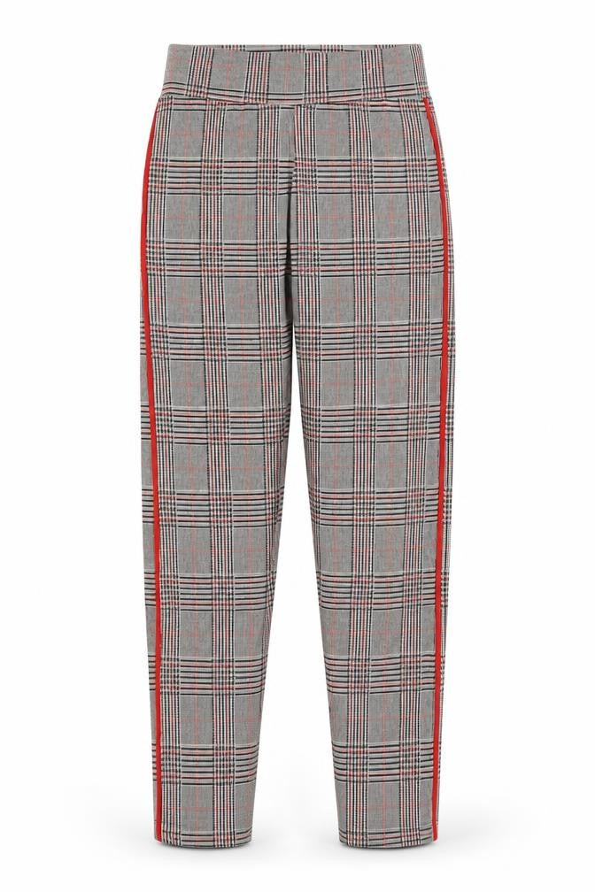 Marks & Spencer Womens Brown Plaid  Trousers  Size 6 L25.5 in