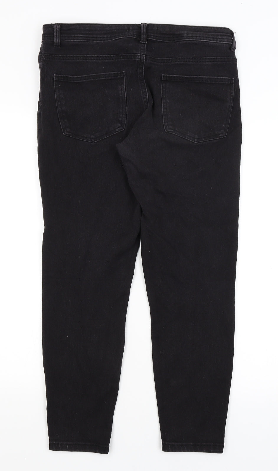 Denim Co  Womens Black   Skinny Jeans Size 14 L25.5 in