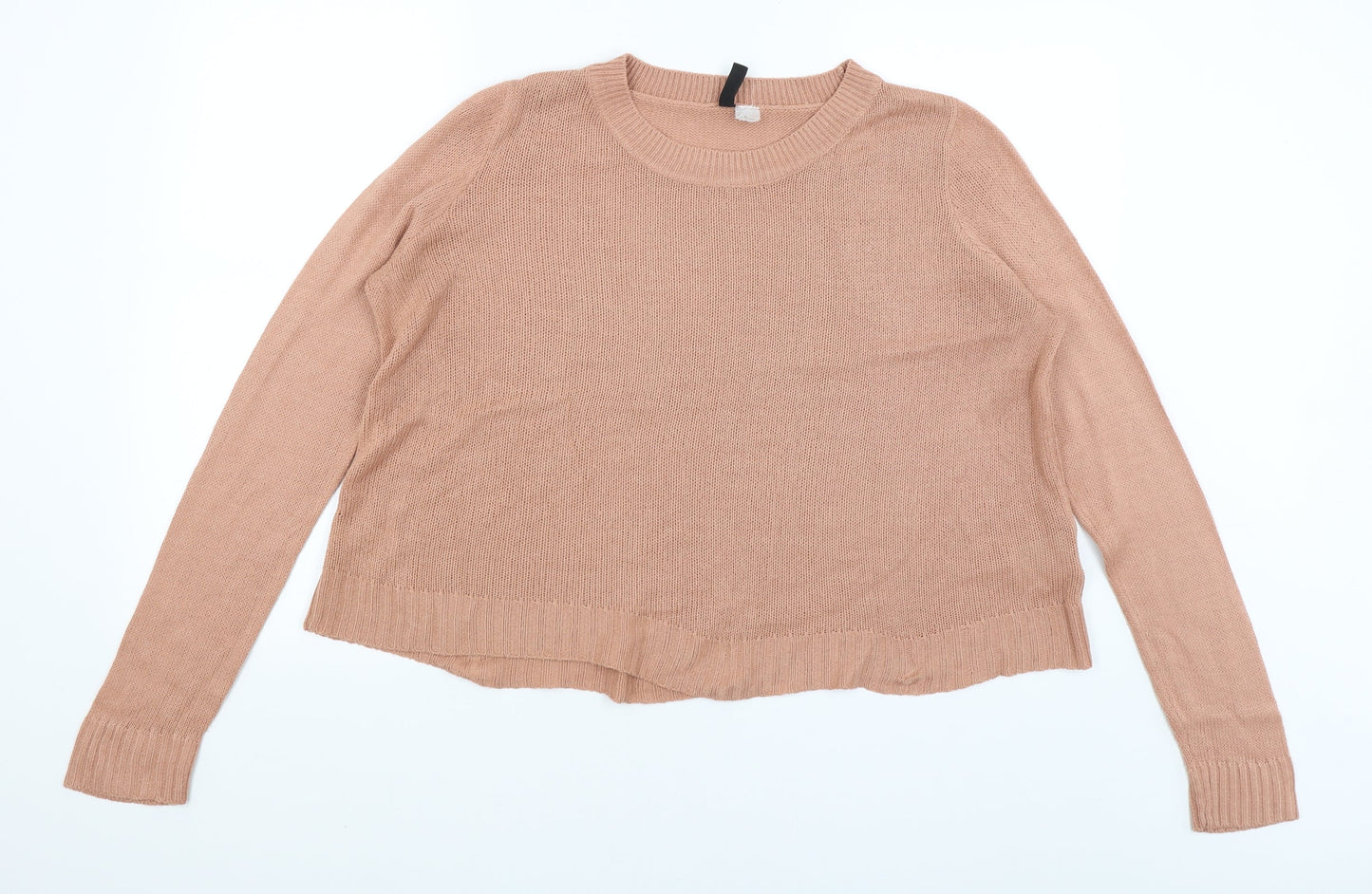Divided Womens Pink   Pullover Jumper Size M