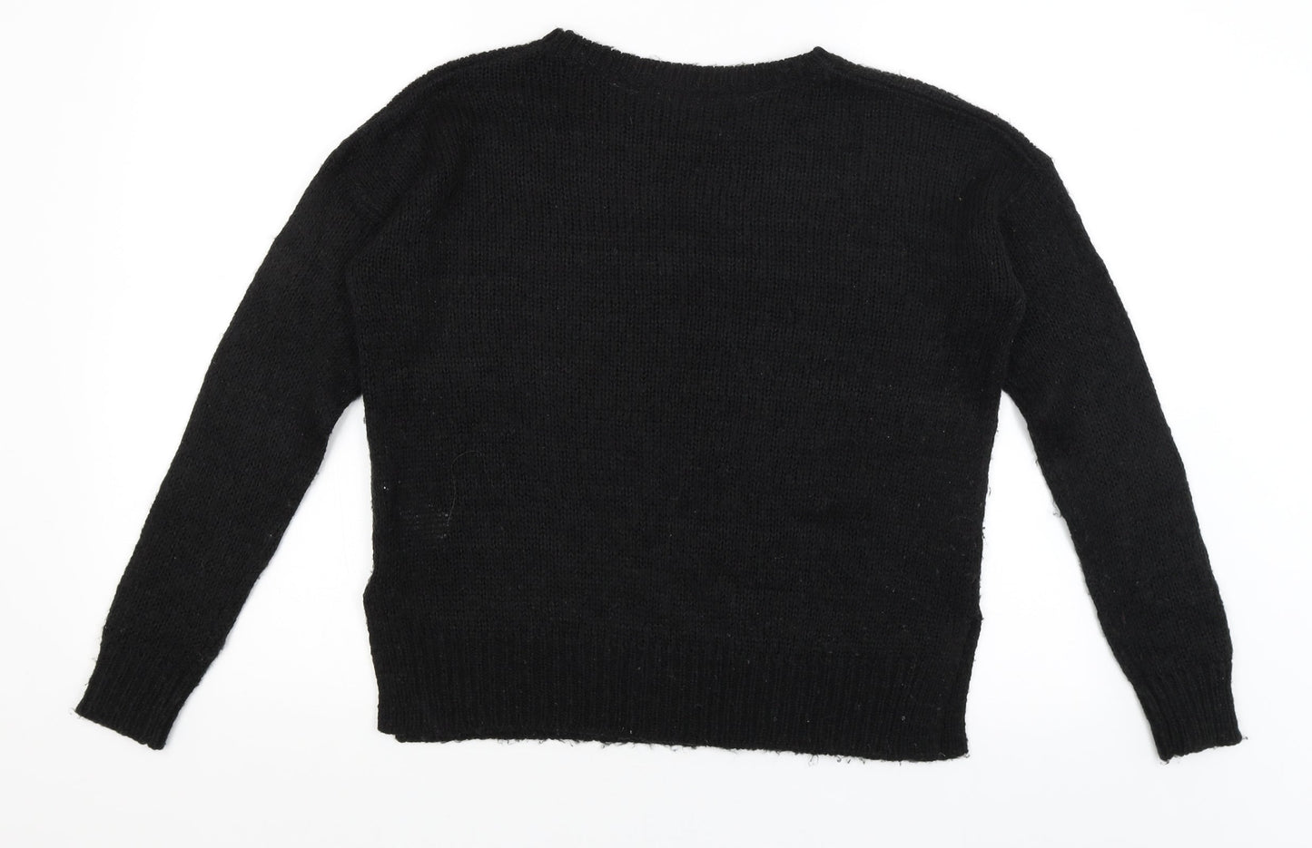New Look Womens Black   Pullover Jumper Size S