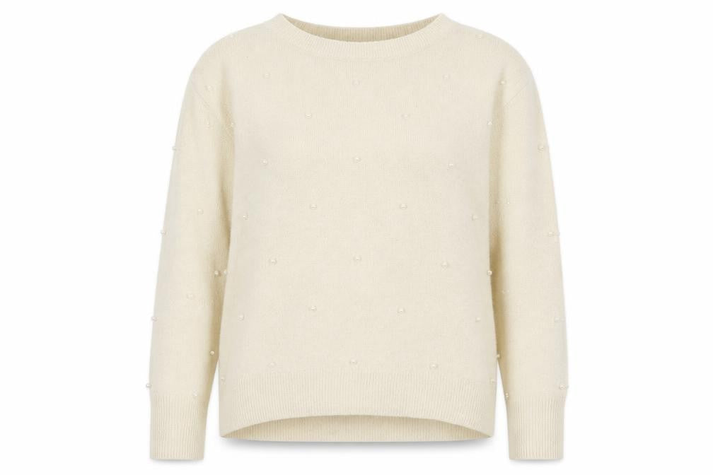 H&M Womens Ivory   Pullover Jumper Size S