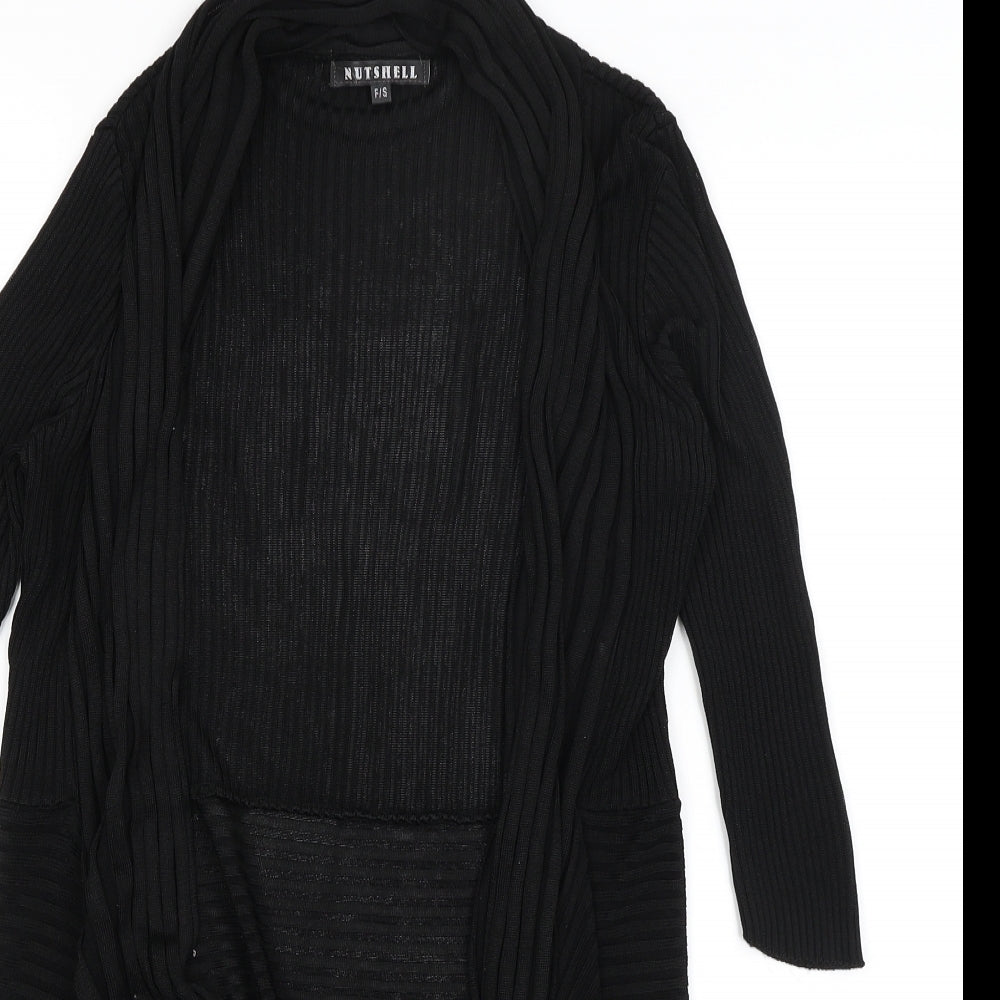 Nutshell Womens Black   Wrap Jumper Size S
