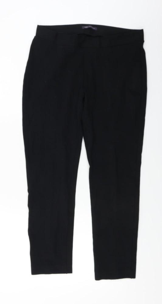 Marks and Spencer  Womens Black   Trousers  Size 14 L24 in