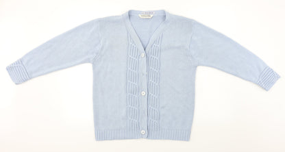 Donna Lewis  Womens Blue   Cardigan Jumper Size L