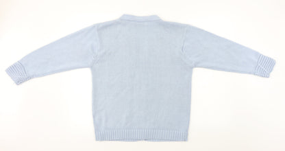 Donna Lewis  Womens Blue   Cardigan Jumper Size L