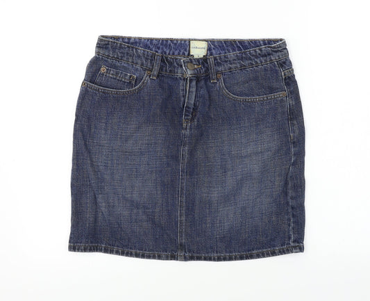 Gh Bass & Co  Womens Blue   A-Line Skirt Size 30 in