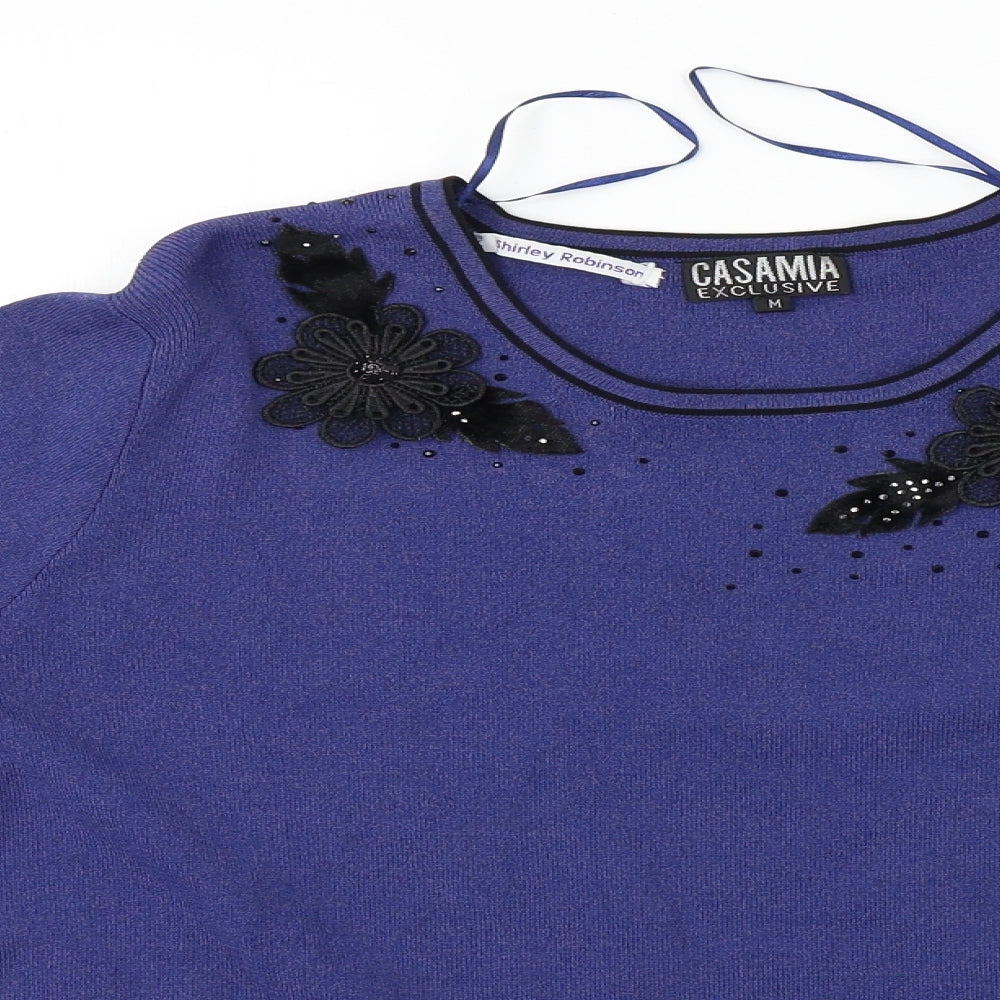 cashmia   Womens Blue   Basic T-Shirt Size M