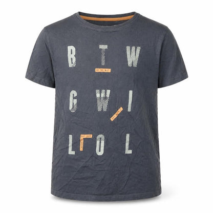 Tu Boys Grey   Basic T-Shirt Size 12 Years