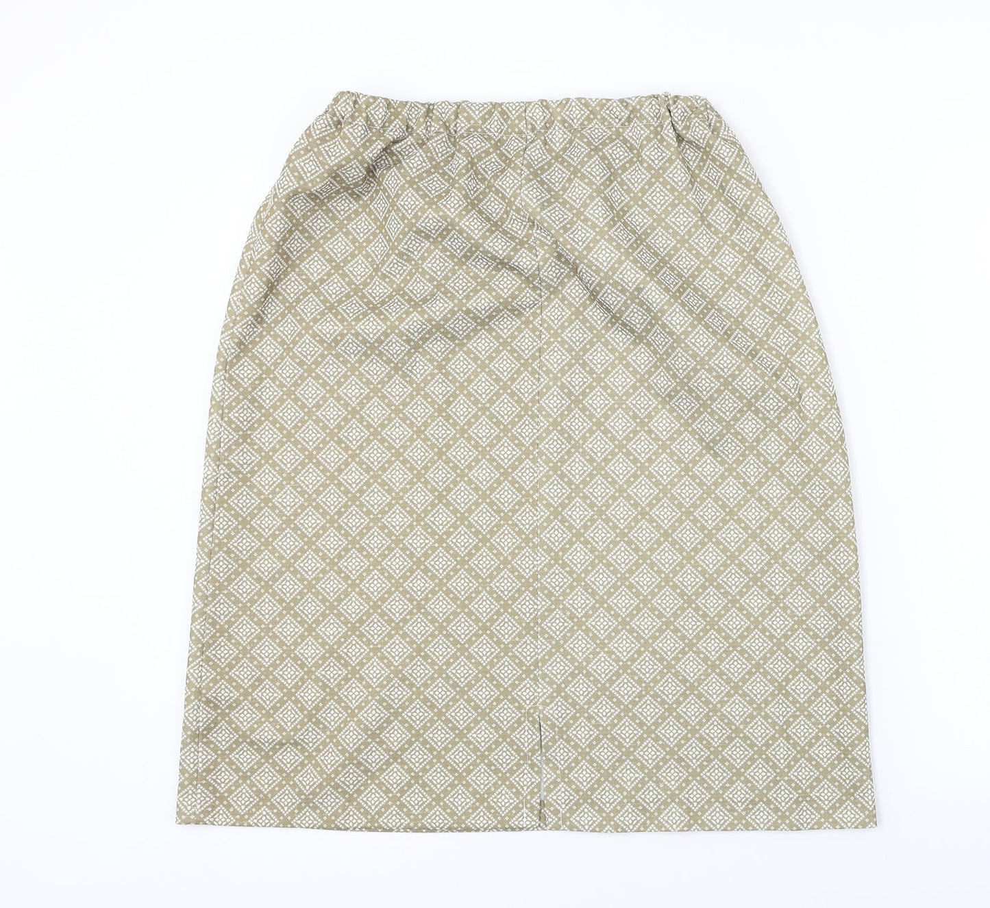 Preworn  Womens Beige   A-Line Skirt Size 28 in
