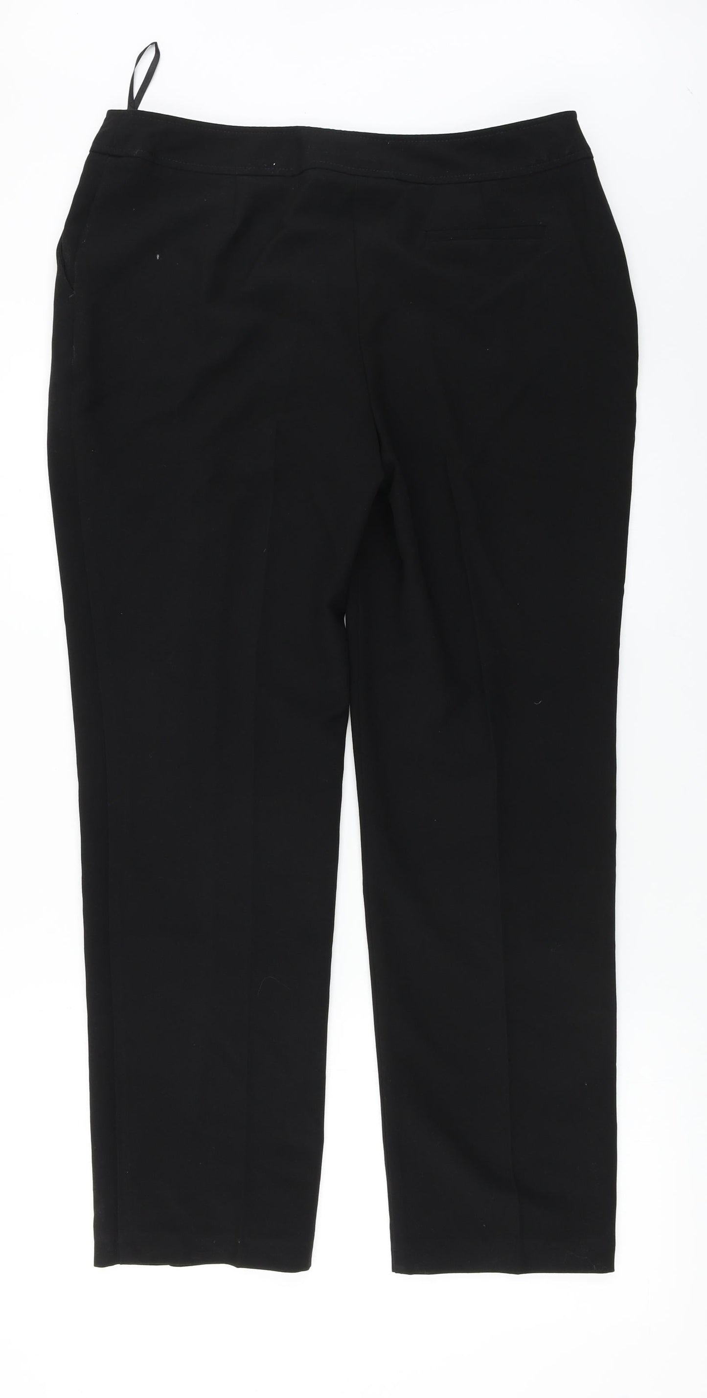 F&F Womens Black   Trousers  Size 14 L25 in