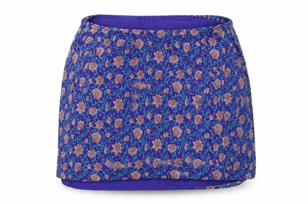 H&M  Womens Blue Floral  Basic Blouse Size 10