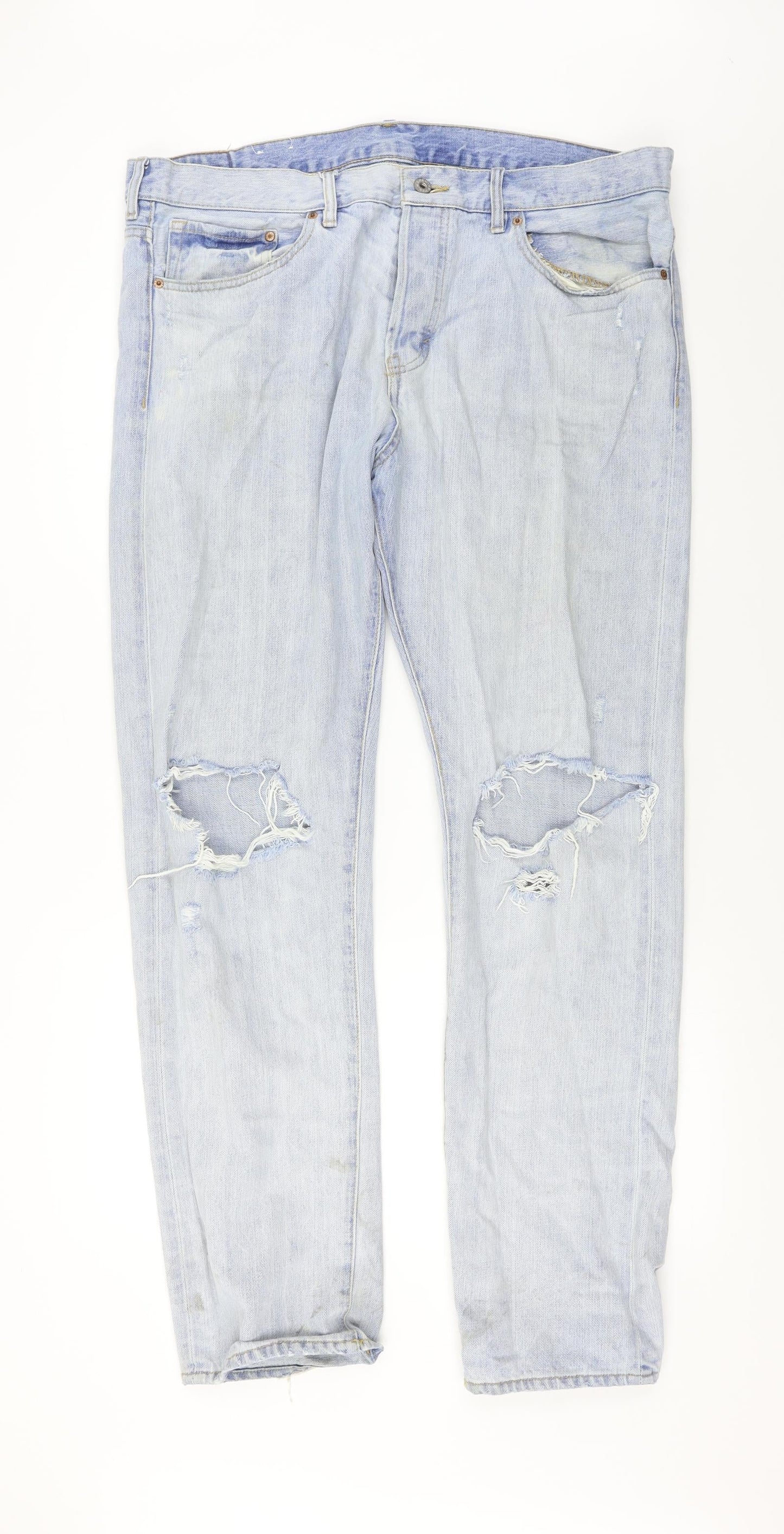 Denim Mens Blue   Straight Jeans Size 38 in L31 in