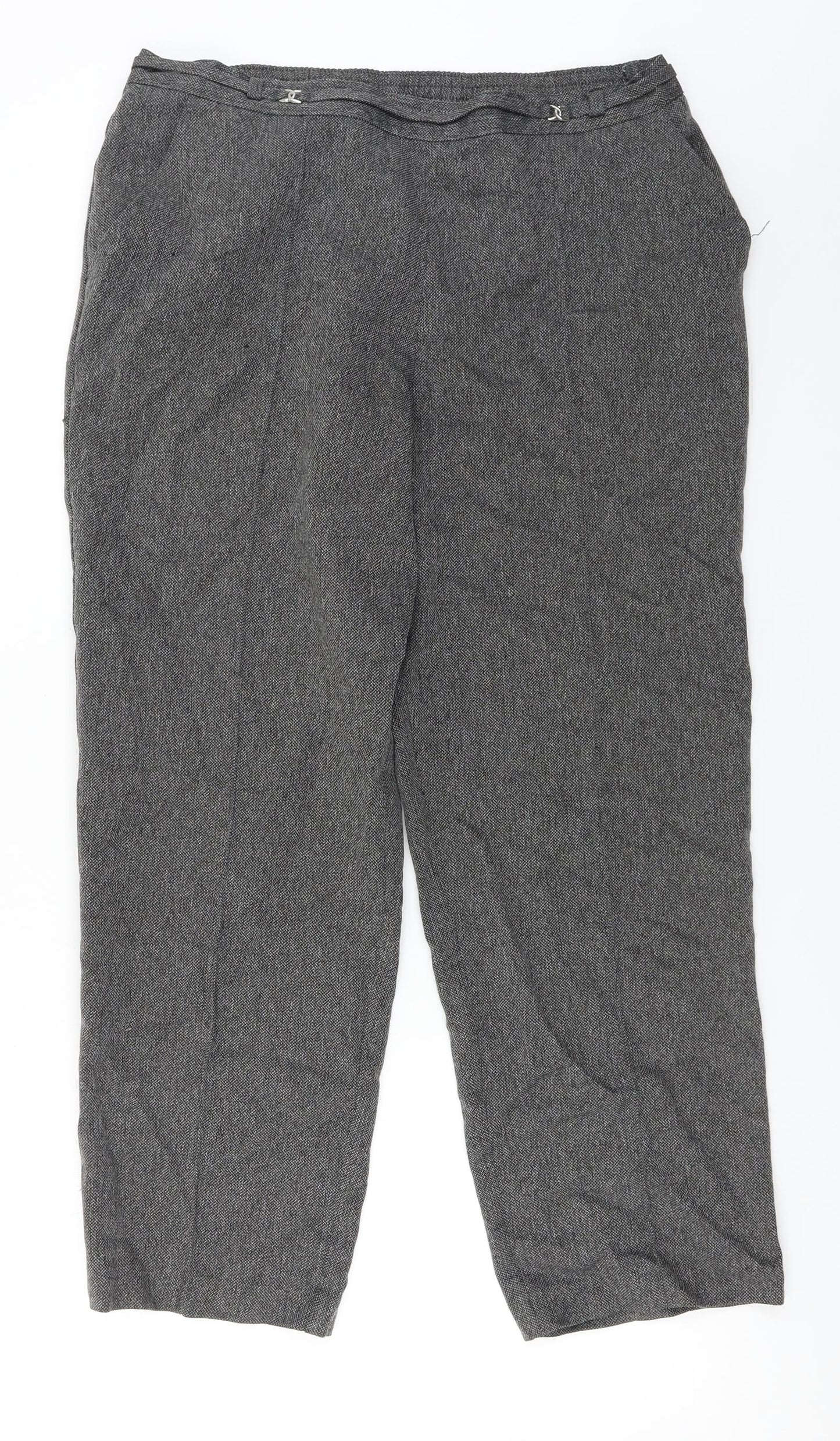 Marks and Spencer  Womens Beige   Trousers  Size 12 L23 in