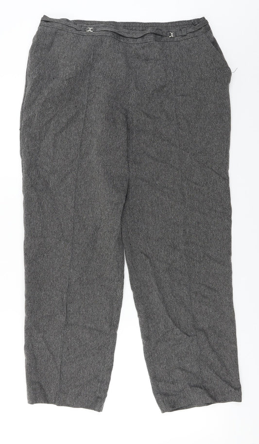 Marks and Spencer  Womens Beige   Trousers  Size 12 L23 in