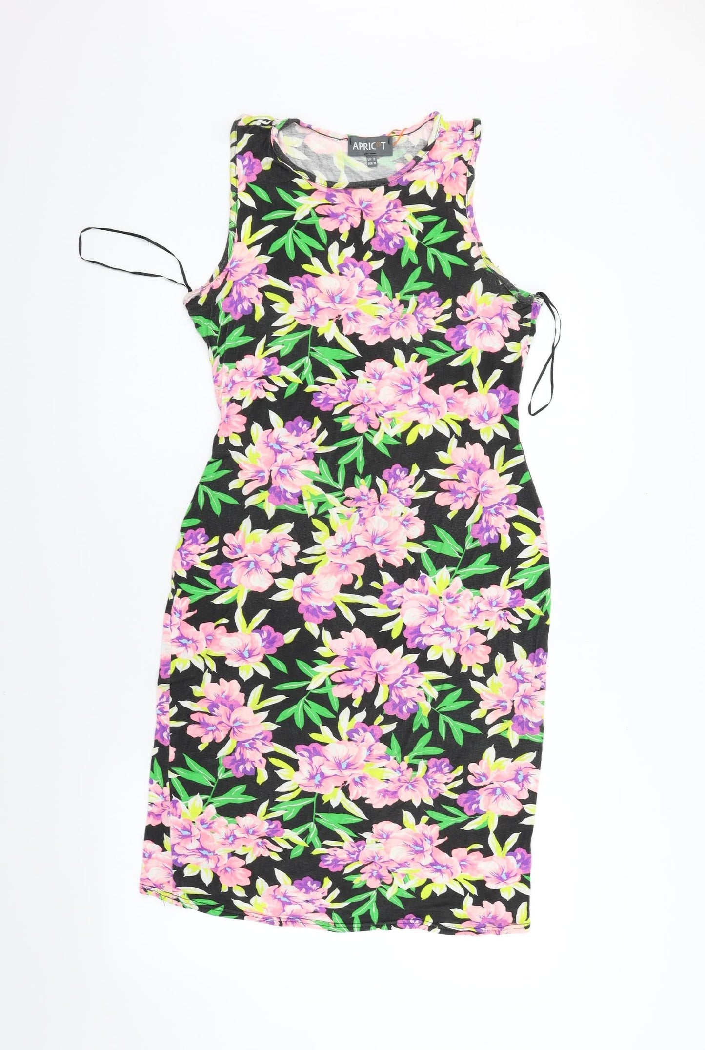 Apricot Womens Black Floral  Fit & Flare  Size 12