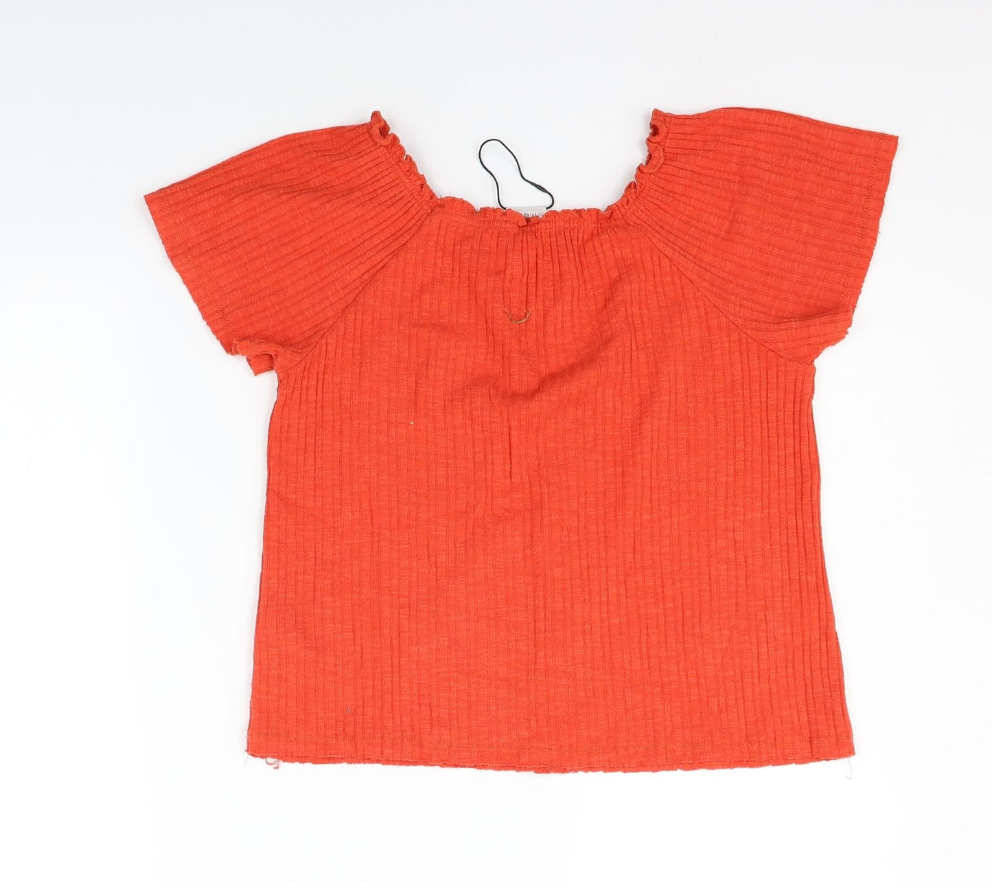 Zara Girls Orange   Basic T-Shirt Size 11-12 Years