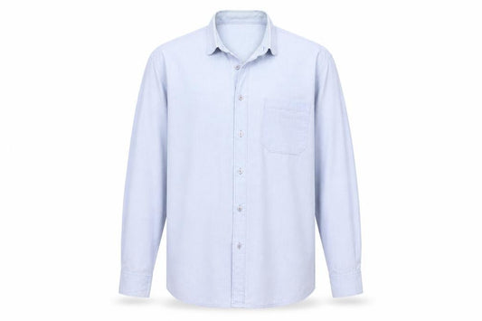 Jeremilio Mens Blue    Button-Up Size L