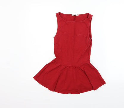 Additional front view of Miss Selfridge women’s purple fit & flare, size UK 4