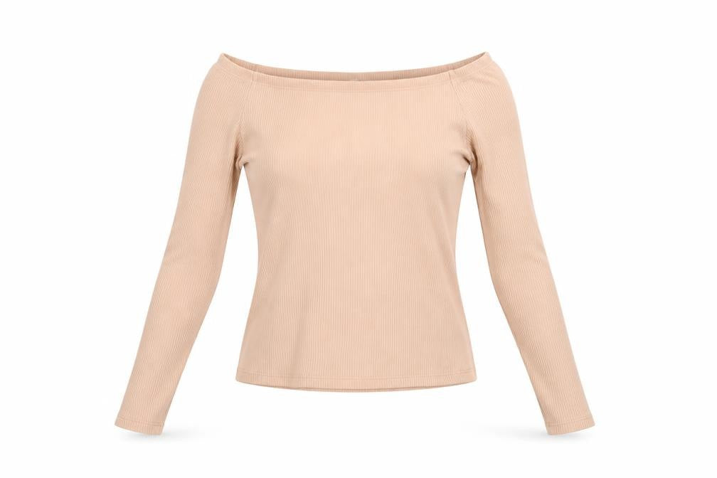 Divided Womens Beige   Basic T-Shirt Size L