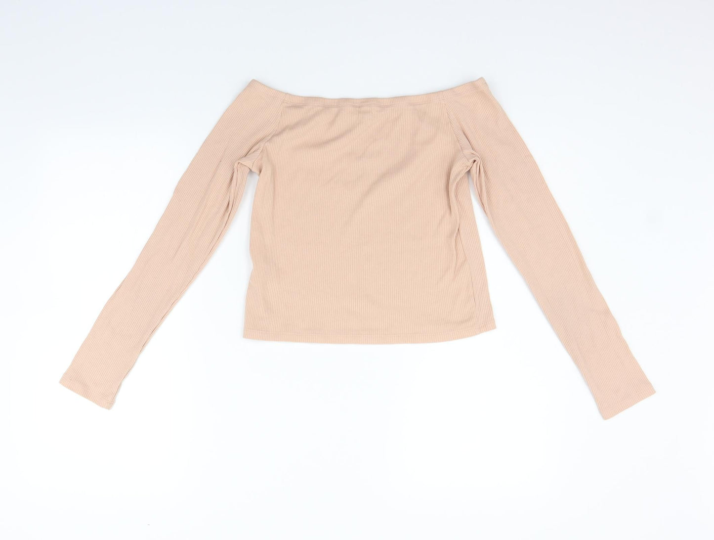 Divided Womens Beige   Basic T-Shirt Size L