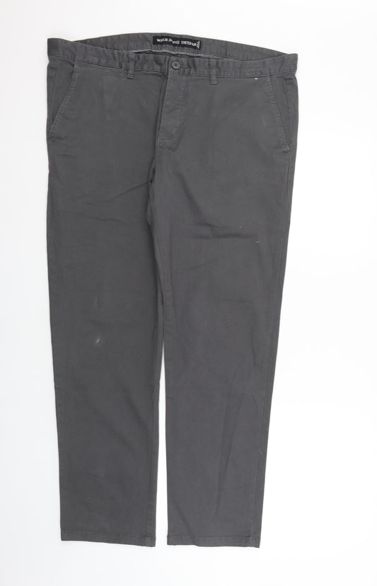 deniem & co Womens Grey   Trousers  Size 38 in L30 in